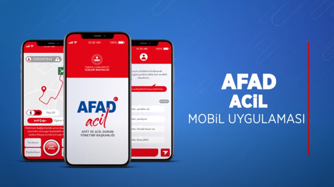 AFAD ACİL Mobil Uygulaması
